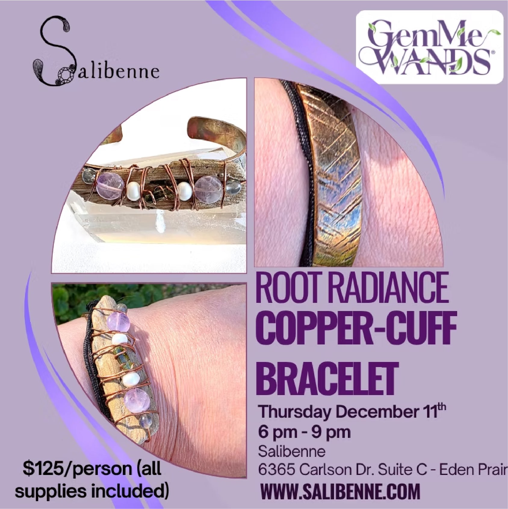 Root Radiance Copper Cuff Bracelet